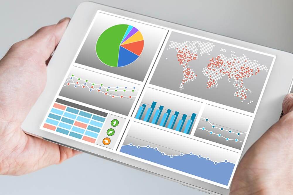 Checking financial services data online