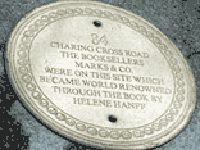 84 Charing Cross Road plaque