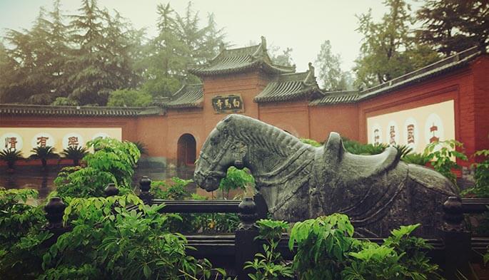 White Horse Temple (Baima Temple) in China 