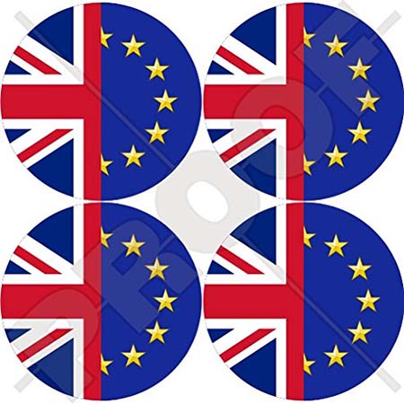 EU UK friendship car bumper stickers