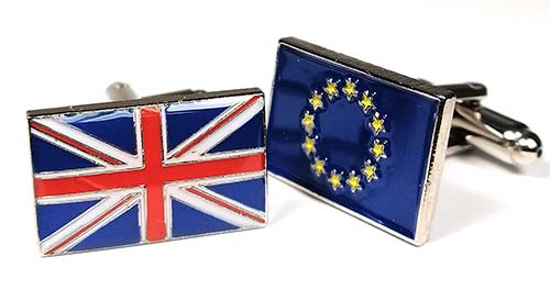 EU UK cufflinks