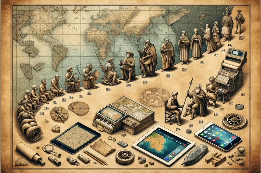 Ancient mapping to modern day applications