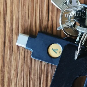 Yubikey 5 NFC attached to keyring